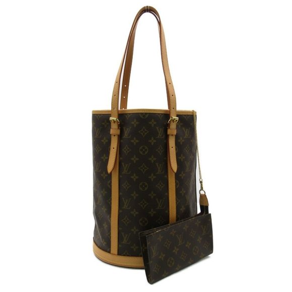 Authenticity Guarantee LOUIS VUITTON Bucket 27 GM Shoulder Tote Bag - Picture 1 of 10